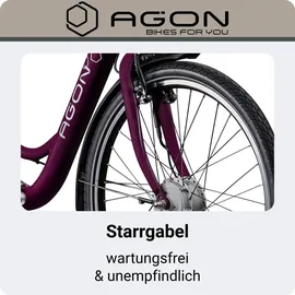 Agon Axis 2023 26 Zoll RH 46 cm Damen lila