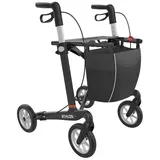 Rehasense Carbon Rollator Athlon SL mit Softbereifung Schwarz L