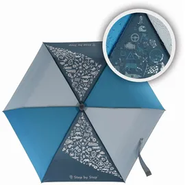 Step By Step Regenschirm Petrol