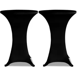 deluke Tischhusse AMAU Schwarz Ø 80 cm 2er Set