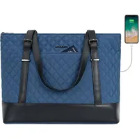 KROSER Laptop-Tragetasche 39,6 cm USB-Anschluss große Arbeitstasche Damen, Handtasche,