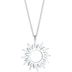 Elli Halskette Sonne Sun Strahlen Astro Symbol 925 Silber Damen 