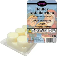 WonderWax Duftwachs WonderWax® Duftwachs Weihnachten 6 Kreise, (Heißer Apfelkuchen), Duftrichtung: Heißer Apfelkuchen