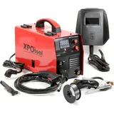 XPOtool Wiltec MIG Schweißgerät IGBT Inverter für MIG/MMA Schweißen für Fülldraht und Elektroden geeignet, Elektroden Schweißgerät