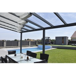 GARDENDREAMS Sonnenschutz, rechteckig, 500 x 200 cm - weiss