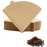 Filtertüten 300 Stück, Naturbraun,Armastuse Coffee Filter Paper,V-Förmiger Kaffeefilter Papier,Kegel Kaffeefilter,Für Kaffeemaschinen Kaffeekanne Filterbecher (1-2 Tassen)
