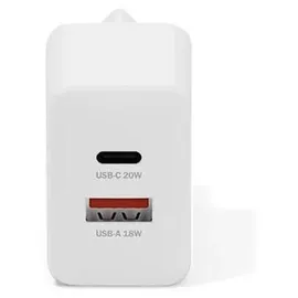 Digitus USB Charger 1x USB-C 1x USB-A Weiß