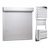 vidaXL Rollladen Aluminium 100x100 cm Weiß