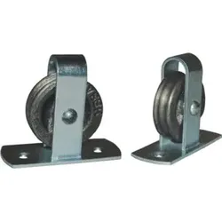 Betz Stehrolle 496 Nut 6mm Grauguss m.Längsplatte u.gedrehter Nut
