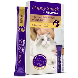 FELIWAY Happy Snack 6x15g Creme-Snack für Katzen gegen Stress