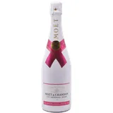Moët & Chandon Geschenkset Champagner Moët & Chandon Ice Impérial Rosé Champagner 12% 0,75 l inkl. Moët Gläser Deiner Wahl - White Akryl Becher / /
