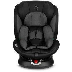 MoMi EMI drehbarer Kindersitz für Kinder von 40 bis 150 cm in Schwarz