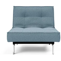 INNOVATION LIVING TM Sessel »Splitback«, mit chromglänzenden Beinen, in skandinavischen Design INNOVATION LIVING TM lightblue