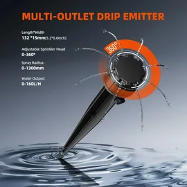 Mars Hydro Automatisches Tropfbewässerungssystem 50 l flexibel