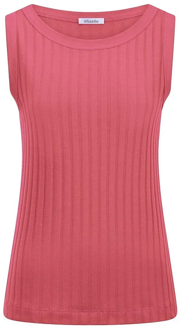 Rundhals-Top Efixelle pink, 50