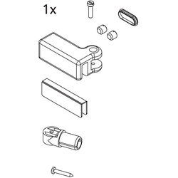 Kermi EBI2018 Set Stabilisierung Kopf re Farbe: weiss 2534185