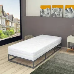 vidaXL Matratze 100 x 200 cm 7 Zonen Taschenfedern 20 cm H3