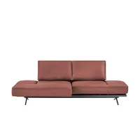 KOINOR Liegensofa  Phoenix , rot , Maße (cm): B: 240 H: 87 T: 132.0