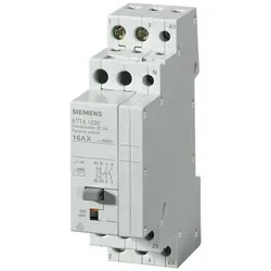 Siemens 5TT41222 Fernschalter mit 2 Schließern, mit zentral Ein-aus Funktion Kontakt für AC 230V