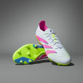 adidas Predator League FG/MG Fußballschuh rosa|weiß|gelb 43 1/3