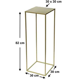 DanDiBo Ambiente Blumenhocker 30 x 82 x 30 cm Gold