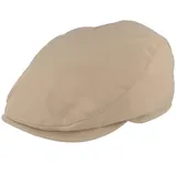 Mayser Schiebermütze Herren Flatcap schlichter und eleganter Sunblocker beige 62