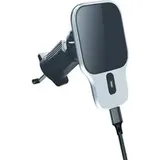 2Go KFZ-Magnethalter für Lüftungsschlitz MagSafe, Smartphone Halterung, Schwarz