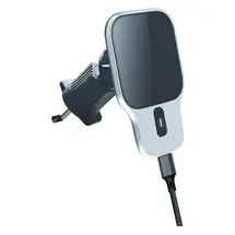 2Go KFZ-Magnethalter für Lüftungsschlitz MagSafe, Smartphone Halterung, Schwarz