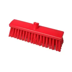 Hygiene-Besen, 300 x 60 mm 58623 , Besatzfarbe/-höhe: rot, 65 mm
