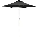 vidaXL Sonnenschirm 200 x 211 cm Schwarz