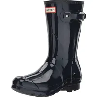 Hunter Damen WMN ORG SHORT GLOSS Gummistiefel, Blau Navy, 39 EU - 39 EU