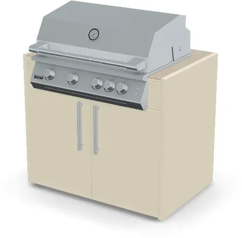 Brabura Fusion 400 RS Modul - Pietra Di Osso / Perle Blanche / Silberner Griff