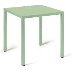 Kleiner Beistelltisch Quatris 60x60x75 cm salbeigrün