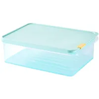 LocknLock Vorratsdosen mit Deckel luftdicht, Kühlschrank Organizer Stapelbar, Kühlschrankboxen, Gefrierdosen, BPA-freie Frischhaltedosen für Lebensmittelaufbewahrung (2,2 L)