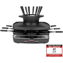 Gastroback Raclette Fondue Set Family and Friends Artikel-Nr.: 42567, 2 in 1 - Raclette + Fondue