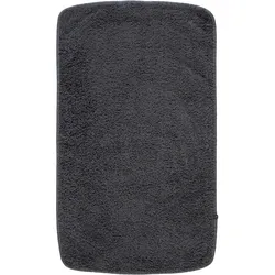 Rhomtuft Handtücher Loft zinn - 02 Gästetuch 30x50 cm Schwarz 