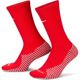 Nike Strike Dri-FIT Crew Funktionssocken 34-38 rot/weiß