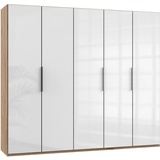 WIMEX Level 250 x 216 x 58 cm Plankeneiche Nachbildung/Weißglas