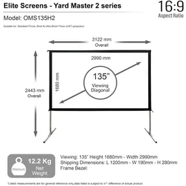 Elite Screens ELITE Screens, YARD MASTER 2 CineWhite