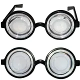 Spassprofi Doofi Brille Scherzartikel Unisex Brillen Doofibrille Nerd Nerdbrille Komplettbrille