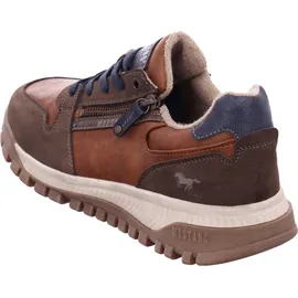 Mustang Sportliche Schnürschuhe in braun, 42 EU