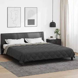 vidaXL Ganzjahresbettdecke Hellgrau und Anthrazit 240 x 260 cm