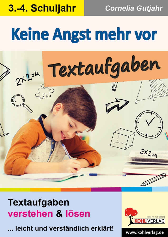 Keine Angst Mehr Vor Textaufgaben - Cornelia Gutjahr  Kartoniert (TB)
