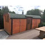 Holzsauna Gartensauna Saunafass Sauna Fasssauna Outdoor Sauna 6-10 Personen