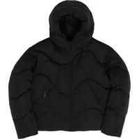 Mazine Waves Quilt Short Puffer Jacket - Steppjacke, Größe:M, Farbe:black - M