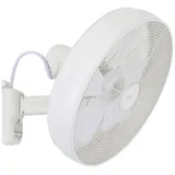 LUCCI AIR Breeze 46 cm Wandventilator Weiß