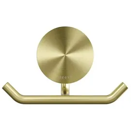 Geesa Handtuchhaken doppelt Opal Metallfinish gold gebürstet