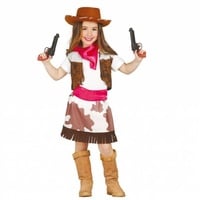 Fiestas Guirca Cowboy-Kostüm Cowgirl für Kinder 7- 9 Jahre - 7- 9 Jahre