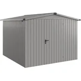 EcoStar Gerätehaus Euroline Trend 2,62 x 2,62 m Graualuminium