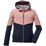 Killtec Mädchen Gauror Jr Funktionsjacke Skijacke mit Kapuze und Schneefang, Altrosa, 164 EU